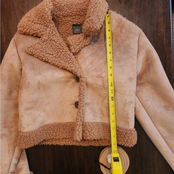 Wild Fable Brown Shearling Jacket - Picture 7 of 8